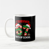 Mug I Survived 67 Days Of School Funny Gen Christmas (Gauche)