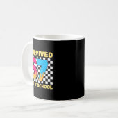 Mug I Survived 67 Days Of School Funny Meme Student Te (Devant gauche)