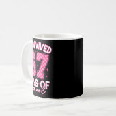 Mug I Survived 67 Days Of School Funny Meme Teacher St (Devant gauche)