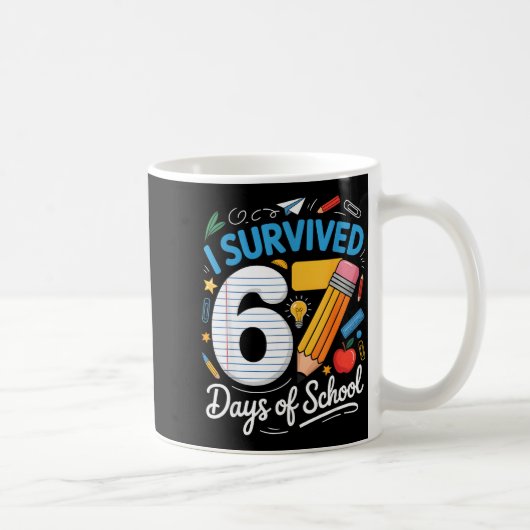 Mug I Survived 67 Days Of School Funny Meme Teacher St (Droite)
