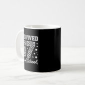 Mug I Survived 67 Days Of School Funny Meme Teacher St (Devant gauche)