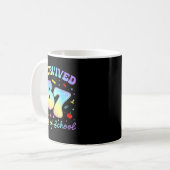 Mug I Survived 67 Days Of School Funny Meme Teacher St (Devant gauche)