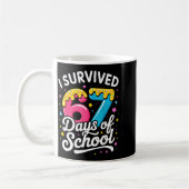 Mug I Survived 67 Days Of School Funny Meme Teacher St (Gauche)