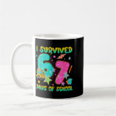 Mug I Survived 67 Days Of School Funny Six Seven 6 7 M (Gauche)
