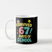 Mug I Survived 67 Days Of School Funny Six Seven 6 7 M (Gauche)