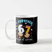 Mug I Survived 67 Days Of School Funny Six Seven 6 7 M (Gauche)