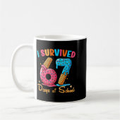 Mug I Survived 67 Days Of School Funny Six Seven Meme (Gauche)