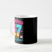 Mug I Survived 67 Days Of School Funny Six Seven Teach (Devant gauche)