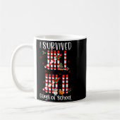Mug I Survived 67 Days Of School Funny Six Seven Xmas (Gauche)