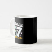 Mug I Survived 67 Days Of School Funny Student Style (Devant gauche)