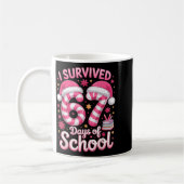 Mug I Survived 67 Days Of School - Funny Teachers Stud (Gauche)