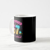 Mug I Survived 67 Days Of School Ice Cream Drip Six Se (Devant gauche)