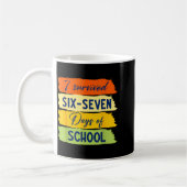 Mug I Survived 67 Days Of School Six Seven Meme Studen (Gauche)