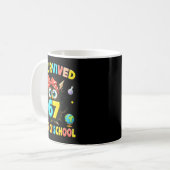 Mug I Survived 67 Days Of School Six Seven Teachers St (Devant gauche)