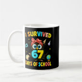 Mug I Survived 67 Days Of School Six Seven Teachers St (Gauche)