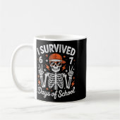 Mug I Survived 67 Days Of School Skeleton Six Seven 6- (Gauche)