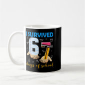 Mug I Survived 67 Days Of School Students Teachers 100 (Gauche)