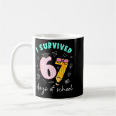 Mug I Survived 67 Days Of School Students Teachers 100 (Gauche)