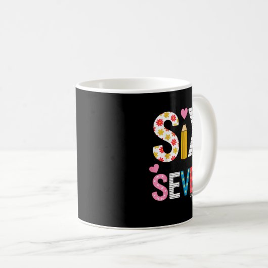 Mug I Survived 67 Days Of School Teacher Student Six S (Devant droit)