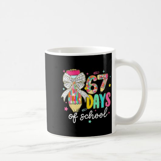 Mug I Survived 67 Days Of School Teachers Students Fun (Droite)