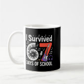 Mug I Survived 67 Days Of School - Teachers Students M (Gauche)