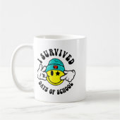 Mug I Survived 67 Days Of School Teachers Students Six (Gauche)