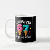 Mug I Survived 67th Days School Drip Ice Cream Funny 6 (Gauche)