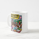 Mug I Survived Another Group Project Barely Funny  (Devant gauche)