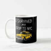 Mug I Survived My Trip To Nyc Funny New York City Taxi (Gauche)