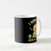 Mug I Survived Six Seven Days Of School Cute Duck Stud (Devant droit)