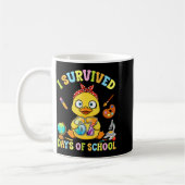 Mug I Survived Six Seven Days Of School Cute Duck Stud (Gauche)