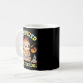 Mug I Survived Six Seven Days Of School Cute Sloth Stu (Devant gauche)