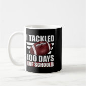Mug I Tackled 100 Day Of School Football 100th Days Te (Gauche)