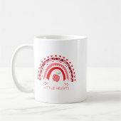 Mug I Teach The Sweetest Hearts Rainbow Teacher Valent (Gauche)