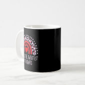 Mug I Teach The Sweetest Hearts Rainbow Teacher Valent (Devant gauche)