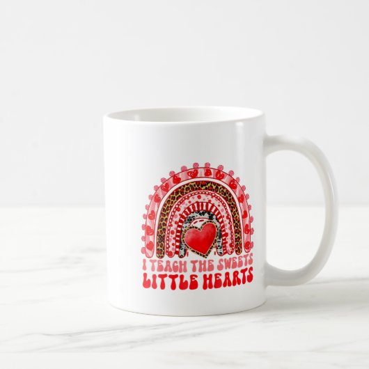 Mug I Teach The Sweetest Little Heart Funny Valentine  (Droite)