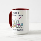 Mug I Told a Chemistry Joke – There Was No Reaction (Devant gauche)