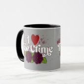 Mug I ❤️ True Crime.–Personalized Name (Devant gauche)