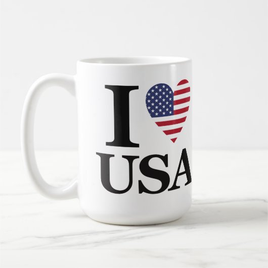 MUG "I ❤️ USA" (Gauche)
