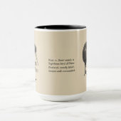 Mug I Vant à être seule nature d'oiseau de kiwi (Centre)