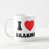 Mug I vitesse de Brahms de coeur (Gauche)