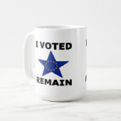 Mug I Voté Reste (Devant gauche)