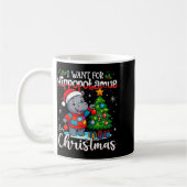Mug I Want A Hiptamus Christmas Hip Lover Xmas Pajamas (Gauche)