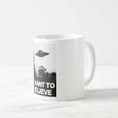 Mug I want to believe (Devant droit)
