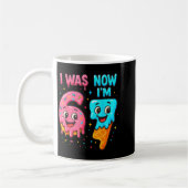 Mug I Was 6 Now I'm 7 Years Old Birthday 67 Ice Cream (Gauche)