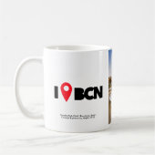 Mug I was in Barcelone : Anoni Gaudi's Parcs Güell (Gauche)