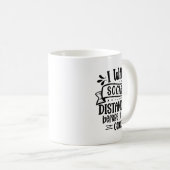 Mug I Was Social Distancing Before It Was Cool  (Devant droit)