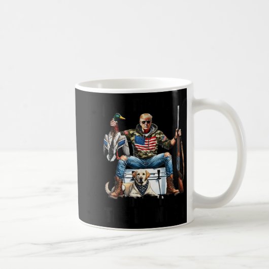 Mug I Was The Hunted Now I Am The Hunter Patriotic Tru (Droite)