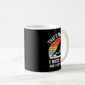 Mug I Watch Birds I Know Things Funny Birdwatcher Bird (Devant droit)