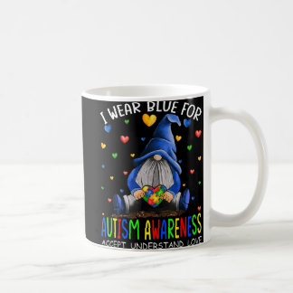 Mug I Wear Blue for Autism Aware Accept